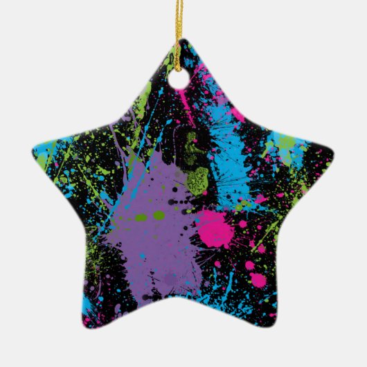 Paint Splater Keramikornament (Vorne)