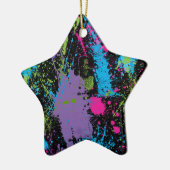 Paint Splater Keramikornament (Links)