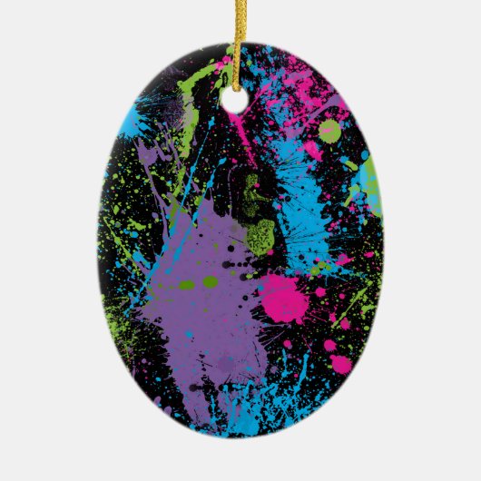 Paint Splater Keramikornament (Vorne)
