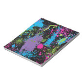 Paint Splater Notizblock (Rotiert)