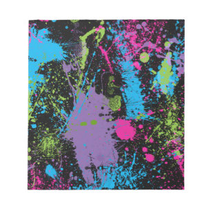 Paint Splater Notizblock