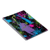 Paint Splater Notizblock (Rechte Seite)