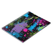 Paint Splater Notizblock (Linke Seite)