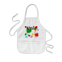 Paint Splats Personalisiert Kid's Schürze
