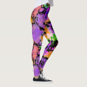 Paint Splatted Black Leggings (Rechts)