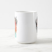 Paint Splatted Fox Verwandlungstasse (Zentrum)