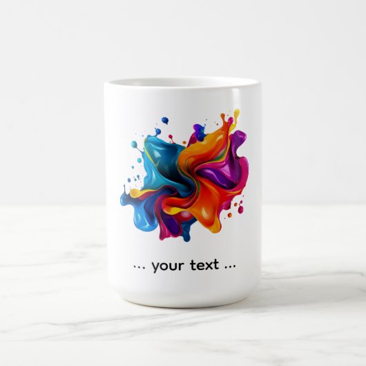 paint splatter explosion kaffeetasse (Mittel)
