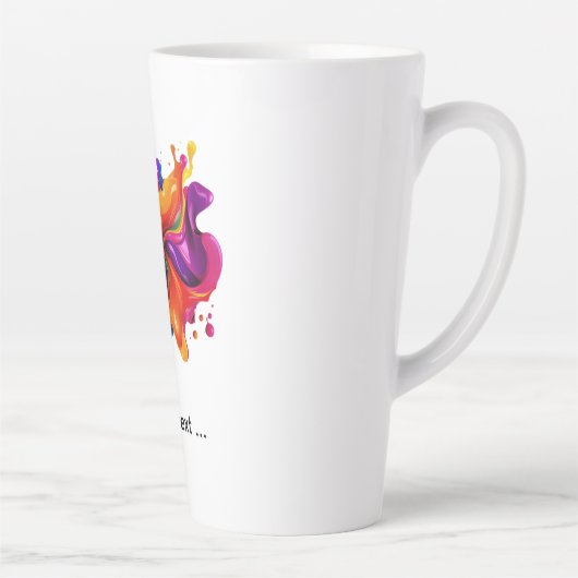 paint splatter explosion milchtasse (Rechts)