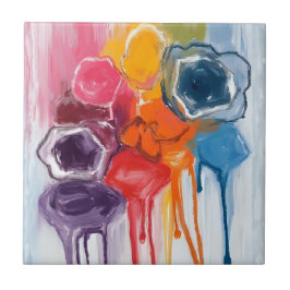 Paint Splatter | Watercolor Artist Painting Fliese