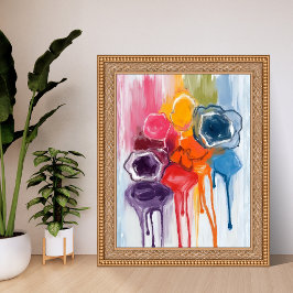 Paint Splatter | Watercolor Artist Painting Poster