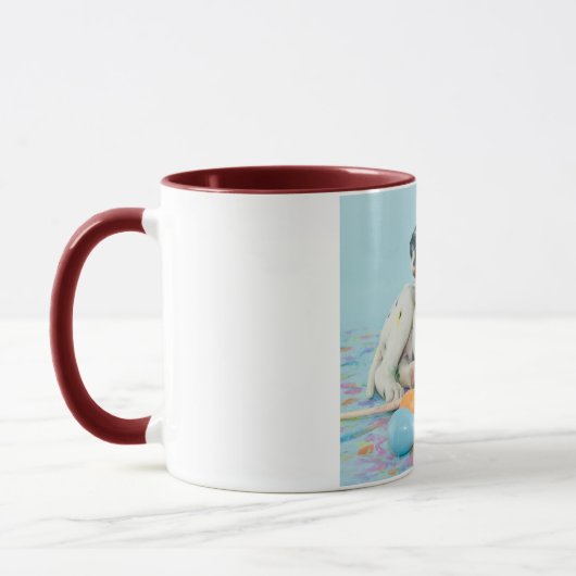 PAINT SPLATTERED DALMATINER ZWEI ZONIERTE TASSE. T TASSE (Links)