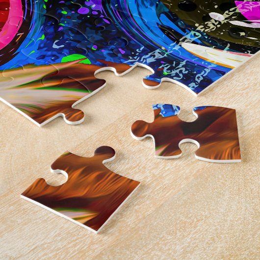 Paint Splattered Eagle Puzzle (Seite)