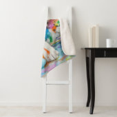 PAINT SPLATTERED PUPPY BLANKET. SHERPADECKE (Beispiel)