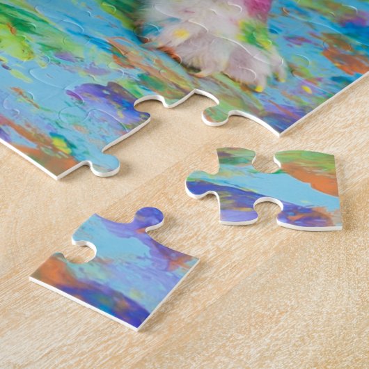 PAINT SPLATTERED PUPPY PUZZLE! PUZZLE (Seite)