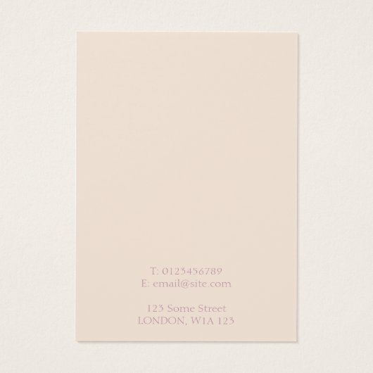 Paint Splint Halskette oder Armband-Grafikkarte (Rückseite)