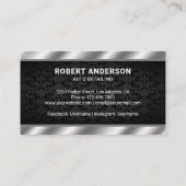 Paint Spray Gun Auto Body Detainings Visitenkarte (Rückseite)