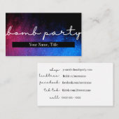 Paint Spray Visitenkarte (Vorne/Hinten)