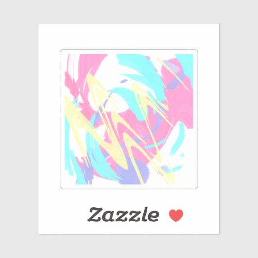 Paint Spritzer Abstrakt Art Aufkleber (Blatt)