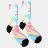 Paint Spritzer Abstrakt Art Socken (Rechts)