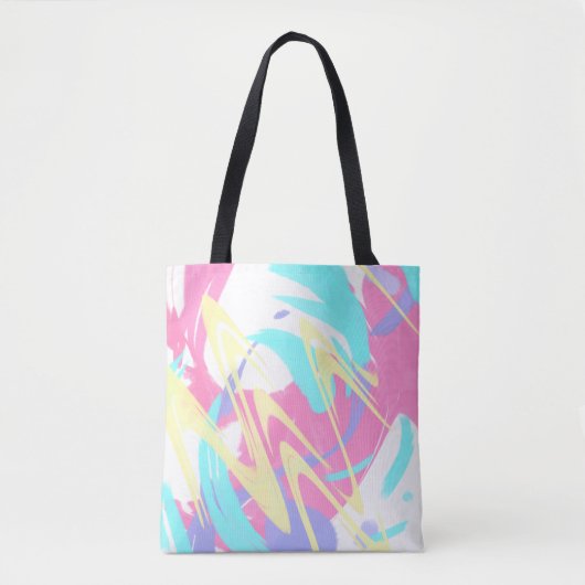 Paint Spritzer Abstrakt Art Tasche (Vorderseite)