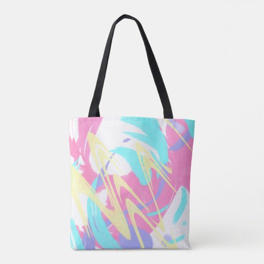 Paint Spritzer Abstrakt Art Tasche (Rückseite)