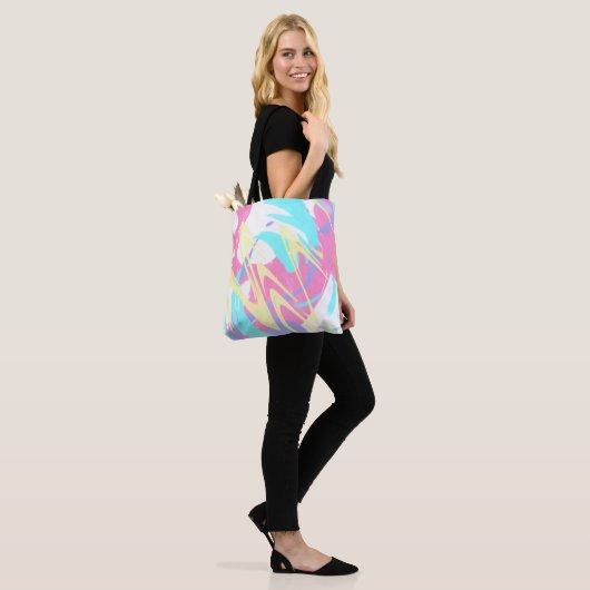 Paint Spritzer Abstrakt Art Tasche (Am Model)