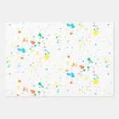 Paint Spritzer Abstrakt Geschenkpapier Set (Vorderseite 2)