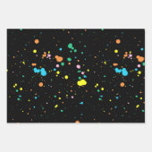 Paint Spritzer Abstrakt Geschenkpapier Set (Vorderseite)
