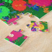 Paint Spritzer Abstrakt Jigsaw Puzzle (Seite)