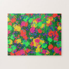 Paint Spritzer Abstrakt Jigsaw Puzzle