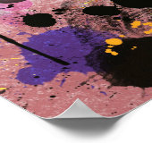 Paint Spritzer abstrakt Poster (Ecke)