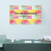 Paint-Spritzer Banner (Messeveranstaltung)