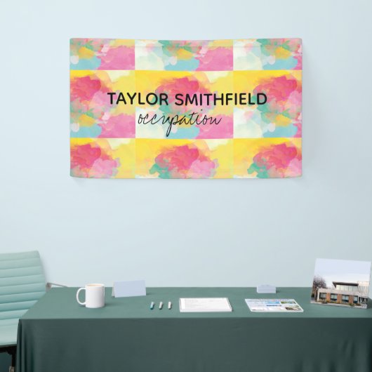 Paint-Spritzer Banner (Messeveranstaltung)