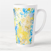 Paint Spritzer Blau und Gelb Milchtasse (Rechts)