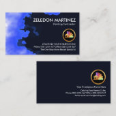 Paint Spritzer Blotches Zuhause Painting Visitenkarte (Vorne/Hinten)