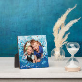 Paint Spritzer Blue Kids Foto Frame Fotoplatte (InSitu)