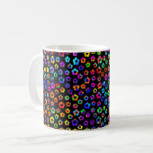 Paint Spritzer Blume Kaffeetasse (Vorderseite Links)
