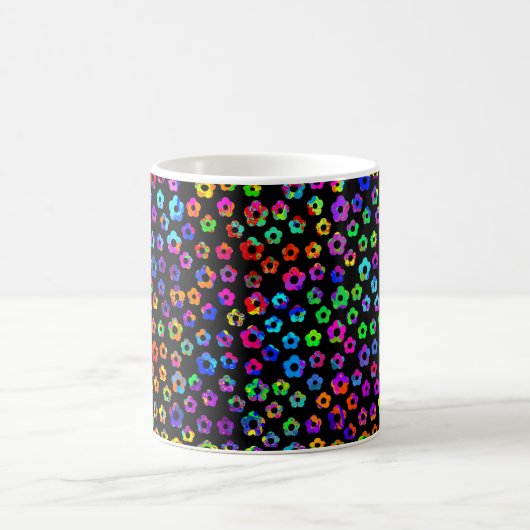 Paint Spritzer Blume Kaffeetasse (Mittel)