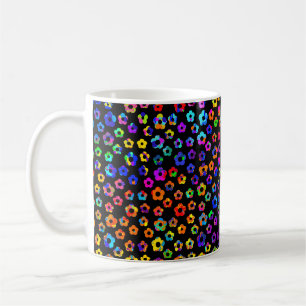 Paint Spritzer Blume Kaffeetasse