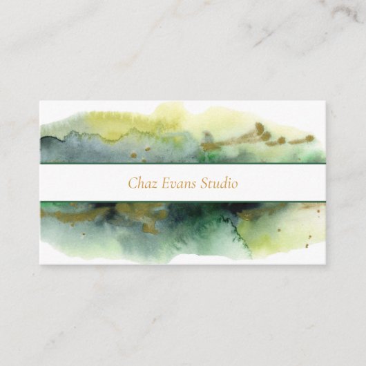 Paint Spritzer Business Card Visitenkarte (Vorderseite)