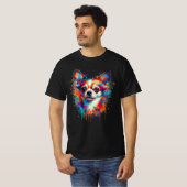 Paint Spritzer Chihuahua T-Shirt (Vorne ganz)