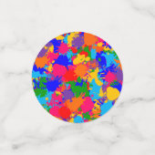 Paint Spritzer Confetti Konfetti (Klein Vorderseite)