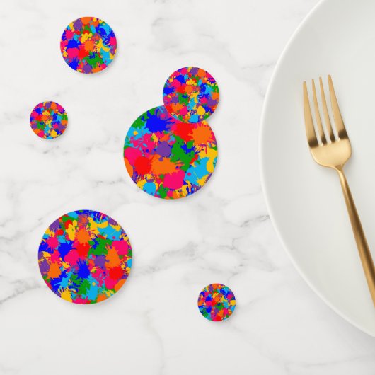 Paint Spritzer Confetti Konfetti (Gruppe)
