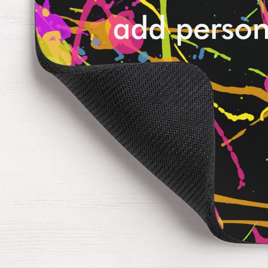 Paint Spritzer Cool Art Artist Maler Maus Pad Mousepad (Ecke)