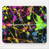 Paint Spritzer Cool Art Artist Maler Maus Pad Mousepad (Vorne)