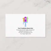 Paint Spritzer Creative Painter Signage Painting Visitenkarte (Rückseite)