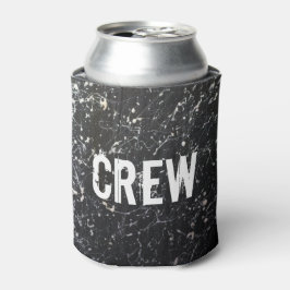 Paint Spritzer CREW | Kohle und Weiß Dosenkühler