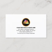 Paint-Spritzer der weißen Wand Visitenkarte (Rückseite)