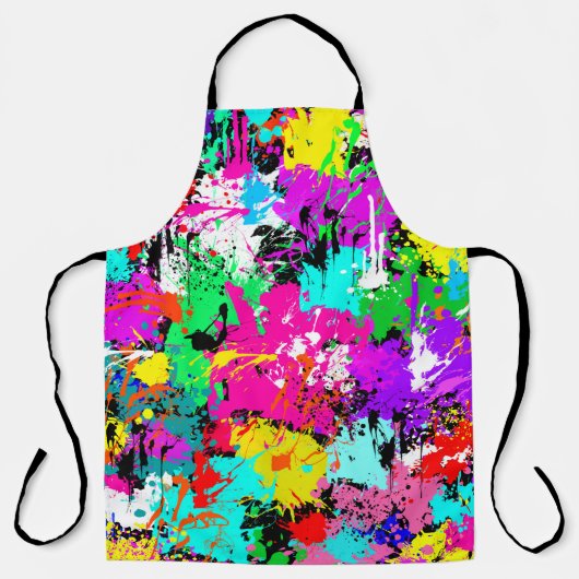 Paint-Spritzer-Design Schürze (Vorderseite)