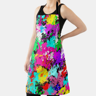 Paint-Spritzer-Design Schürze